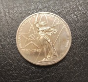 Moneta 1 Rubel Rosja ZSRR 1975 30 rocznica zwycięstwa II WŚ ładna sztuka 