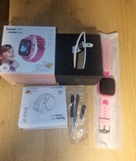 Smartwatch dla dzieci Y100 1,44" LCD TFT Nano SIM różowy Hoco