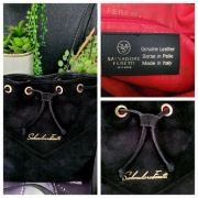  Torebka Worek Salvadore Feretti Milano – Skóra Naturalna / Zamsz