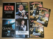 DVD muzyczne koncerty Garou Paul Anka Art Garfunkel i inne