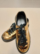 Buty Puma Basket Platform Metallic ZŁOTE