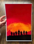 Plakat format A4 kodak 200 g błyszczący red dead redemption 2 