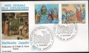 Watykan,Poste Vaticane,Mi.842-843,Rafael Santi ,maiarz