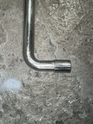 3 szt. Odbojnice liniowe stal nierdzewna fi 43 170 x 17 cm