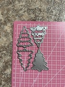 Wykrojnik do scrapbookingu papieru choinki Świąteczne 