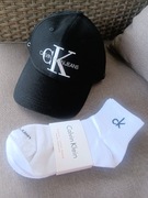Czapka z daszkiem męska Calvin Klein Jeans  skarpetki 3pak rozmiar 39-42