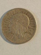 II RP.2 zlote Jadwiga Gowa Kobiety 1933r.glowa kobiety  srebro bz.