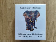 Puzzle Drewniane - Słoń