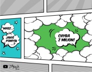 Magnes MASZ JAKIŚ POMYSŁ? 7x10 cm lekki odporny na zniszczenia ZApach Łez