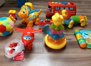 Zabawki interaktywne Vtech, Fischer Price i inne
