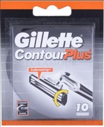 GILLETTE CONTOUR PLUS Wkład do maszynki dla mężczyzn 10 szt