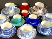 DUŻY ZESTAW PIĘKNEJ PORCELANY ,11 kompletów.OKAZJA !!!