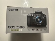 Canon eos 2000d ef-a 18-55 kit - jak nowy 