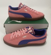 sneakersy puma różowe skóra zamszowa Rozmiar 44 unisex vintage