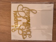 Set urodzinowy topper happy birthday balony zwierzątka