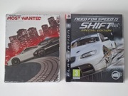 NEED FOR SPEED SHIFT SPECIAL EDITION + NSF MOST WANTED STEELBOOK  PS3