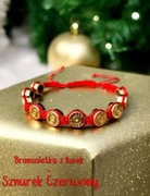 Własnoręcznie wykonana bransoletka militarna myśliwska z łusek. Handmade