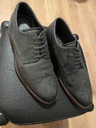 Buty ecco skóra naturalna rozmiar 40, granatowe