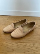 Beżowe skórzane lordsy, Wojas - 37 (23,5-24cm)