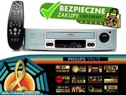 Magnetowid Philips VR678 *LP SP NTSC Index S-VHS Playback Wideo VCR VHS