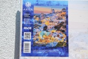 Malowanie po kolorach obraz zestaw farby Astra miasto port wakacje