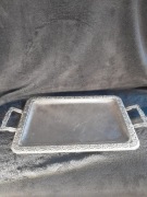 Duża taca z raczkami PRL