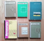 6x STARE Podręczniki MATEMATYKA liceum, technikum, studia nauczycielskie