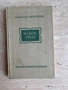 Dominik Krysiński - wybór pism. Opr. Szefler 1956