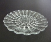 Talerz Cora, E.T Drost, Ząbkowice szkło PRL