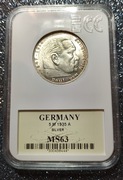 5 MAREK 1935 A Hindenburg SREBRO MS63