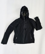 Nieprzemakalna czarna kurtka z kapturem Vikafjell L 40 premium scandi