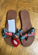 Nowe klapki Havaianas z kokardą rozmiar 35-36