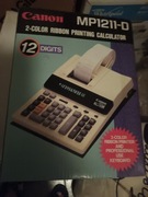 Kalkulator kasowo-biurowy  CANON MP-1210-D  z  .dwukolorową drukarką 