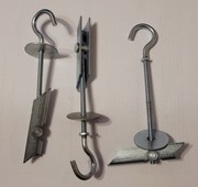 Kołek rozkładany HAK M4 x 130  ZESTAW 3szt. (206)