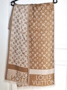 Szal LV z paszminy, dwukolorowy, duży.