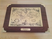 Kolekcjonerska mapa świata   z 1636 