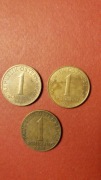 AUSTRIA - MONETY - 1 Schilling x 3 -1971,1990,1991