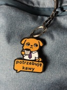 Brelok do kluczy „potrzebuję kawy” | druk 3D | PLA