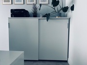 szafka biurowa GALANT IKEA biała komoda