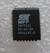 MPF39VF512-90-4C-NH = 39VF512   PAMIĘĆ FLASH 512Kbit PLCC-32 SST SPRAWDZONY