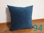 P094 poszewki na poduszki 40x40 granat welwet