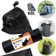 Worki na śmieci 60l 10 szt. 