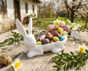 Królik wielkanocny izdoba na słodycze