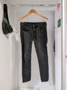 Jeansy / Czarne / Damskie / 27 - 30 / H&M / Skinny / Low waist