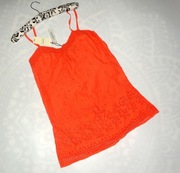 _Papaya_Fajna bawełniana bluzeczka-top na lato_R.38_!