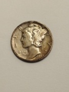 Sprzedam monetę USA One Dime 1942r. Mercury - srebro