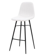 Krzesło barowe 110x56x45 białe 