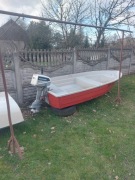 Łódka Polglas-Augustow, dwupłaszczowa,dwie baskity, 3.10x1.32.