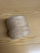 Włóczka wełniana beżowy moher 50g