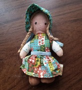 Lalka vintage szmacianka Knickerbocker Holly Hobbie Rag doll mini 1970 